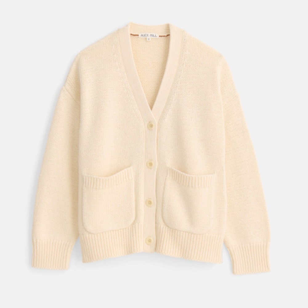 Alex Mill Emma Cardigan Ivory